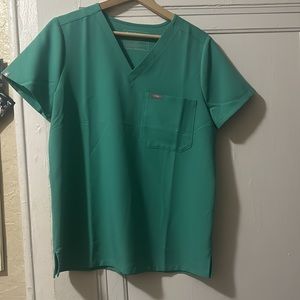 Catarina One-Pocket Scrub Top Surgical Green
